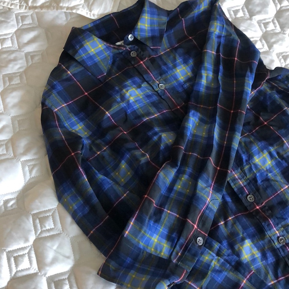 100% Silk Button Down Blouse